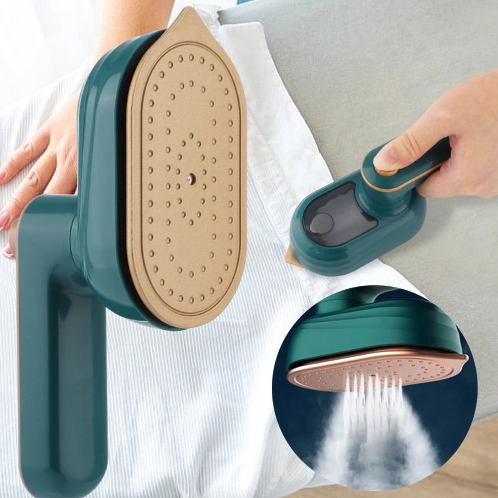 Portable Foldable Electric Steam Iron – Compact Travel Garment Iron