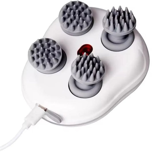 Electric Scalp Massager – Rechargeable Head & Hair Relaxation Massage Brush