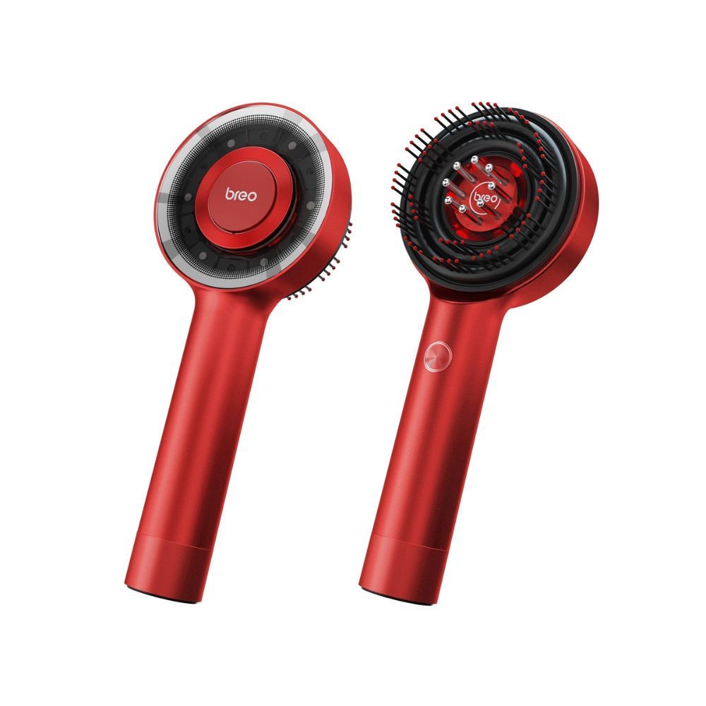 Rechargeable Red Light Therapy Scalp Massager Comb – Electric Hair & Scalp Care Brush