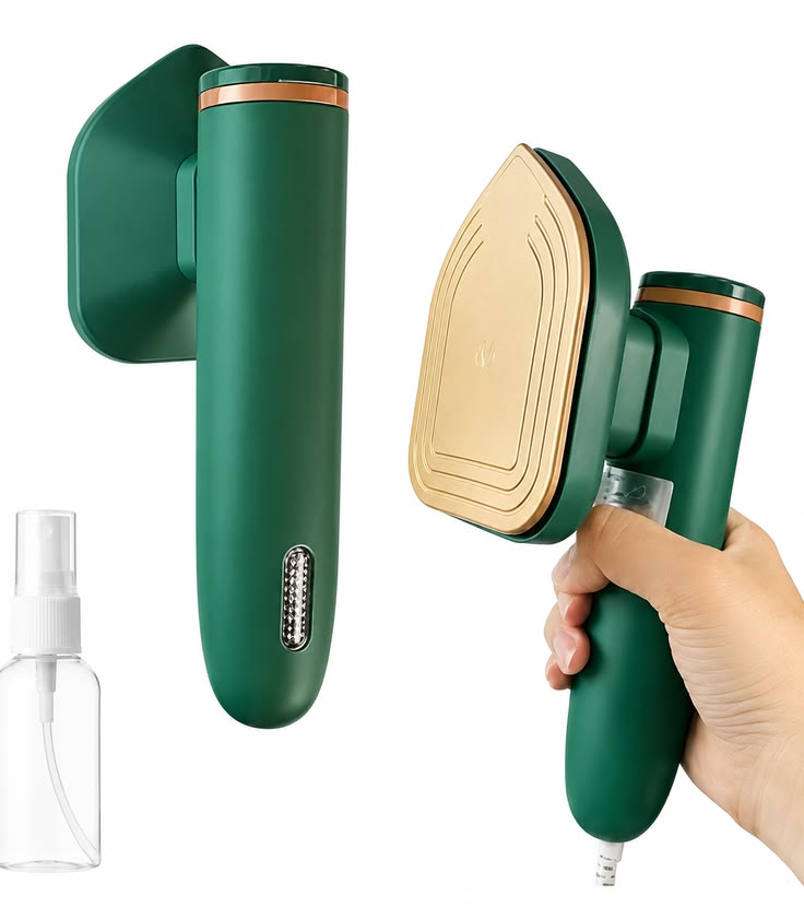 Portable Foldable Electric Steam Iron – Compact Travel Garment Iron