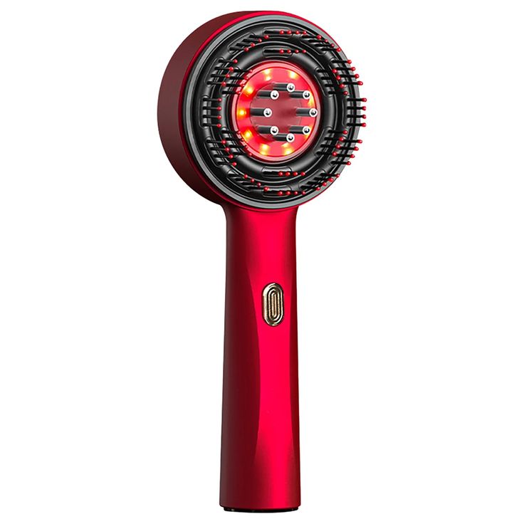 Rechargeable Red Light Therapy Scalp Massager Comb – Electric Hair & Scalp Care Brush