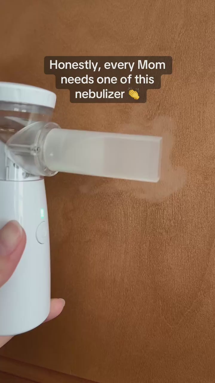 Portable Mesh Nebulizer – Handheld Ultrasonic Inhaler Machine with Mask for Kids & Adults