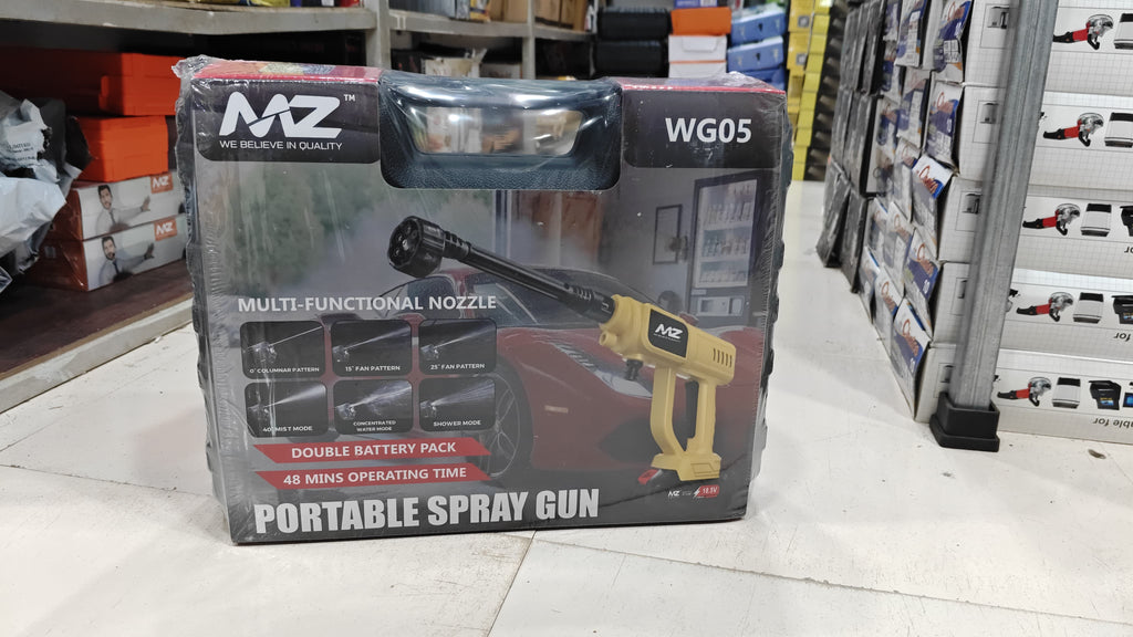 Cordless High Pressure Washer Gun with Foam Sprayer Bottle | Portable Rechargeable Car & Home Cleaning Tool