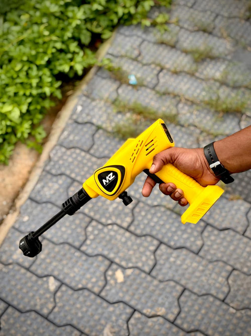 Cordless High Pressure Washer Gun with Foam Sprayer Bottle | Portable Rechargeable Car & Home Cleaning Tool